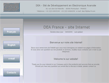 Tablet Screenshot of dea-fr.com